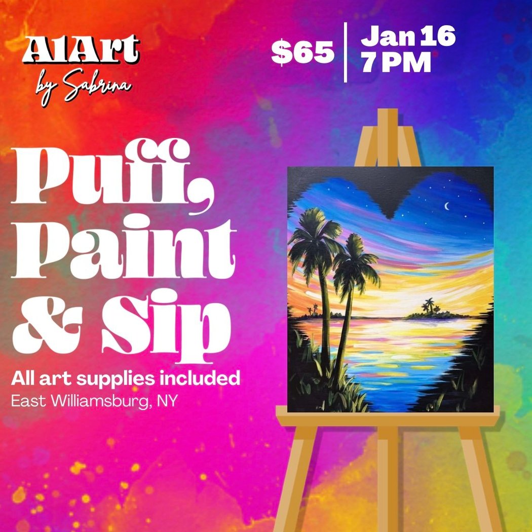 Puff, Paint and Sip Art Studio 1